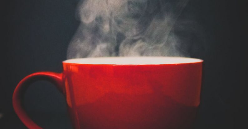 STEAM Education - A red cup with steam coming out of it