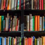 Libraries - Books in Black Wooden Book Shelf